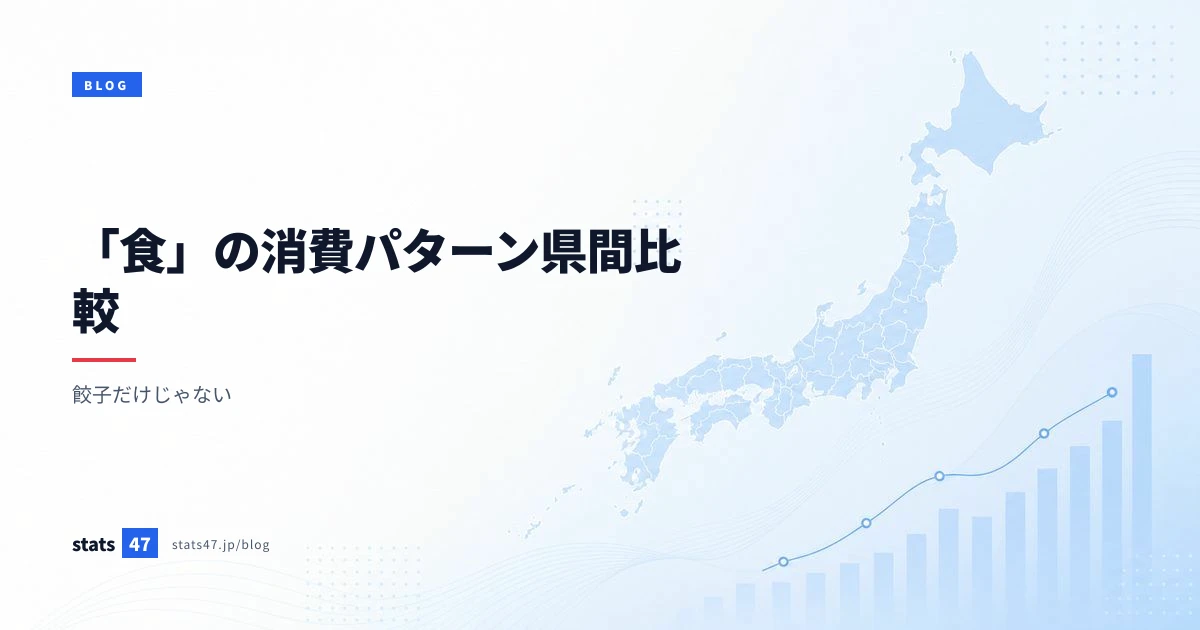 「食」の消費パターン県間比較