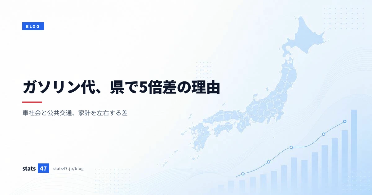 ガソリン代、県で5倍差の理由