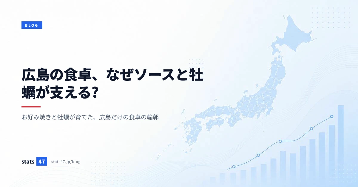 広島の食卓、なぜソースと牡蠣が支える?