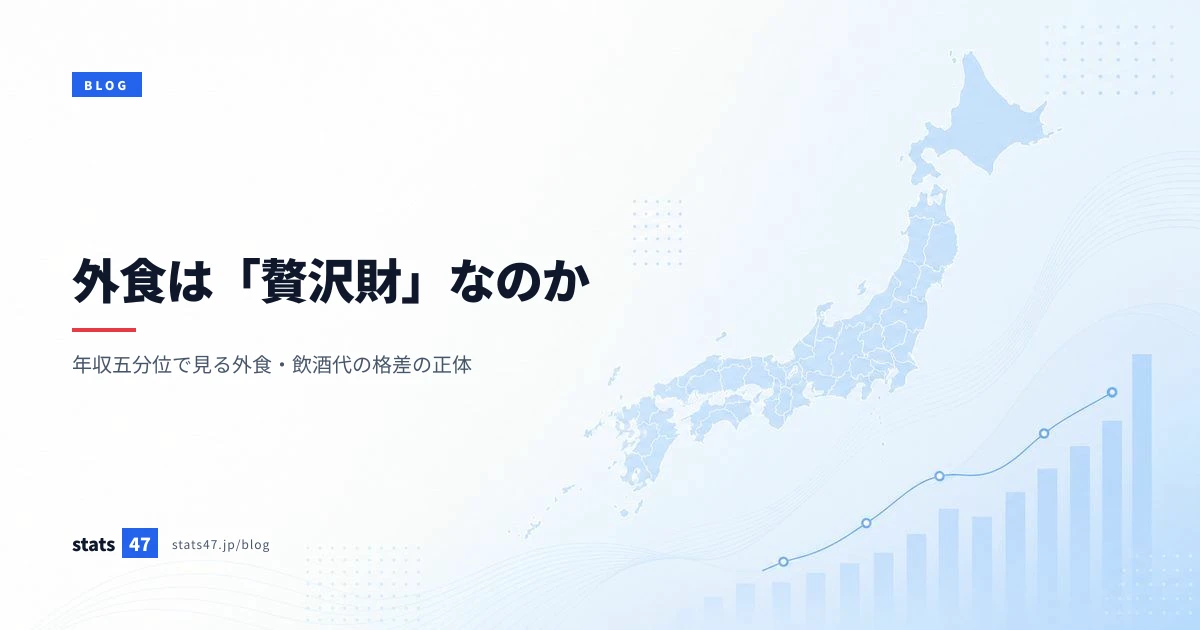 外食は「贅沢財」なのか