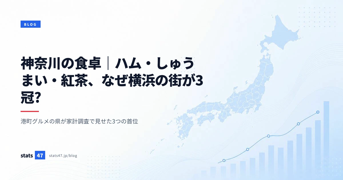 神奈川の食卓｜ハム・しゅうまい・紅茶、なぜ横浜の街が3冠?