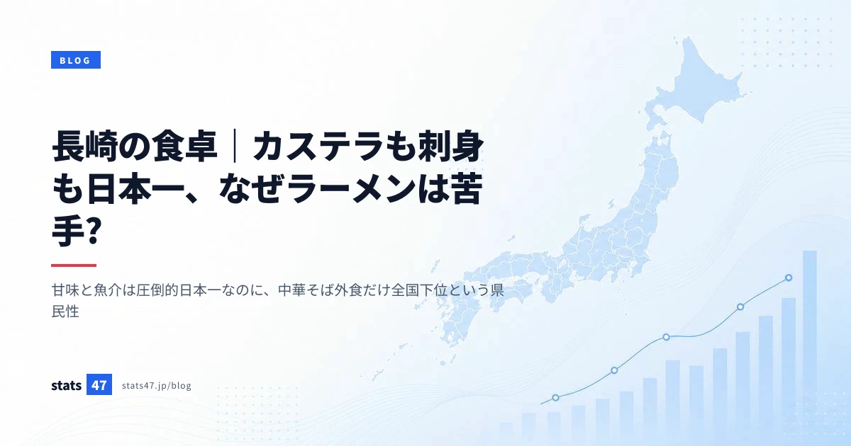 長崎の食卓｜カステラも刺身も日本一、なぜラーメンは苦手?