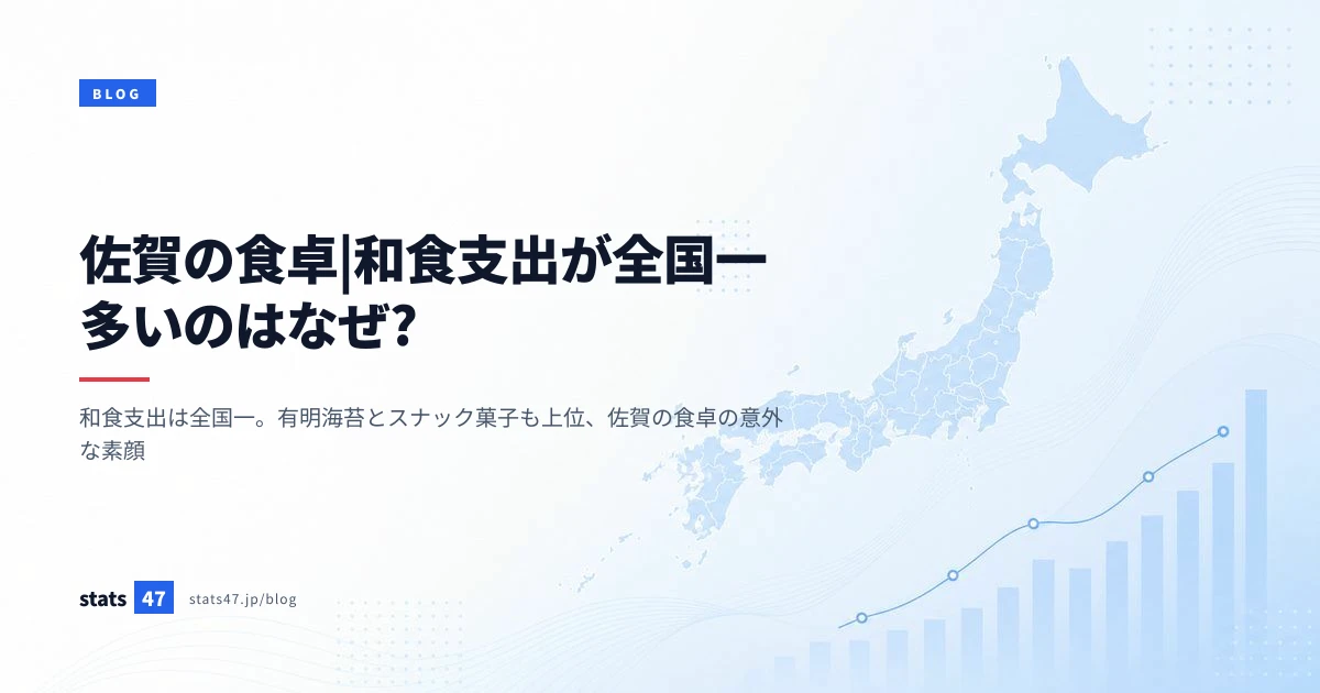 佐賀の食卓|和食支出が全国一多いのはなぜ?