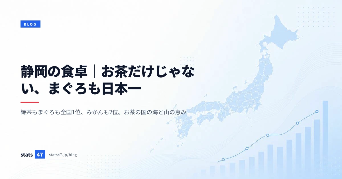 静岡の食卓｜お茶だけじゃない、まぐろも日本一